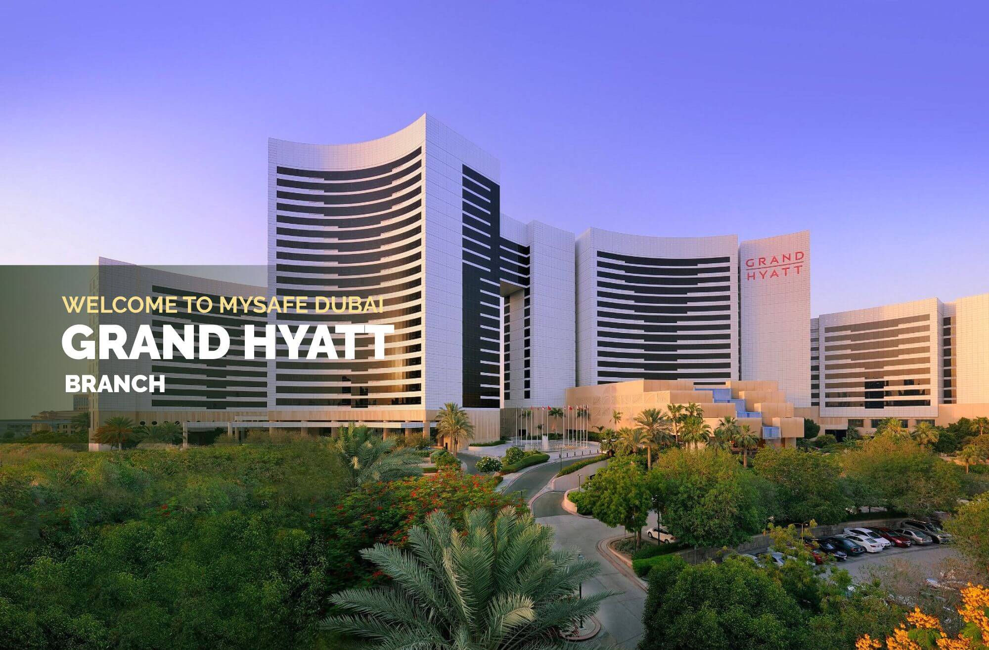 Safety deposit box Dubai - Grand Hyatt Hotel, Lobby (Oud Metha Dubai)